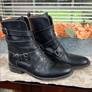 Sartore Paris Ankle Moto Boots Size 37.5